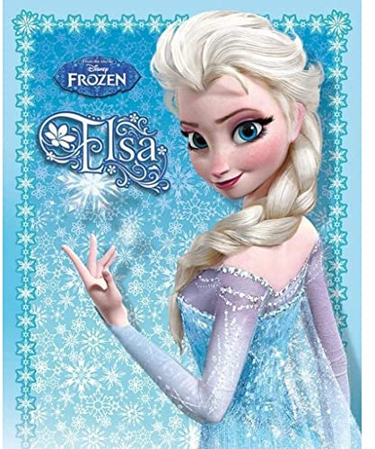 Pyramid International Elsa Frozen Mini-Poster, Kunststoff/Glas, mehrfarbig, 40 x 50 x 1,3 cm