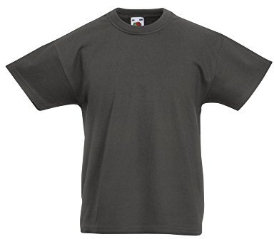Fruit of the Loom Childrens/Kids Original Short Sleeve T-Shirt (5-6 Years) (Light Graphite)