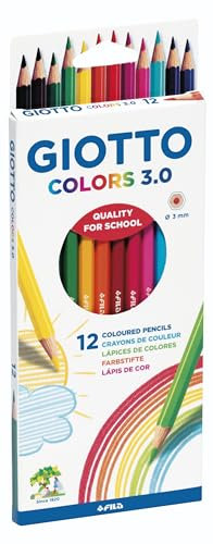 Giotto Colors 3.0 Etui mit 12 Farbstiften