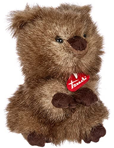 Trudi Fluffy Quokka Plüschtier Weihnachts- und Geburtstagsgeschenk | 14x20x13cm | S | Fluffies | Modell 27135