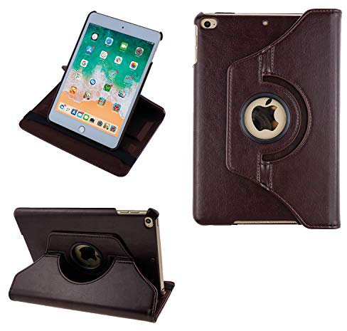 COOVY® 2.0 Custodia per Apple iPad mini 5 (Model 2019) SMART 360° GRADI DI ROTAZIONE COVER SUPPORTO PROTEZIONE CASE Auto Sveglia/Sonno | marrone
