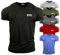 GYM CLOTHES FOR MEN Gym T Shirt Bodybuilding T Shirts Gym Clothes - BEBAK Workout Top Training Tops Arnold Schwarzenegger inspired design T Shirt MMA, jet black, XL