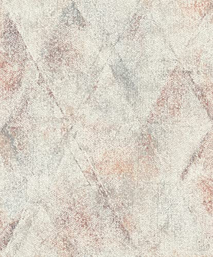 Rasch Tapeten Vliestapete (Industrial) Rot beige 10,05 m x 0,53 m Tapetenwechsel II 507362