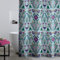 Catherine Lansfield Mya Rideau de Douche Motif Oiseau Tropical Bleu Canard 180 x 180 cm