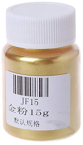 Edible Gold Glitter Powder, 15g Edible Flash Glitter Golden Powder Decorating Food Cake Baking DIY Powder