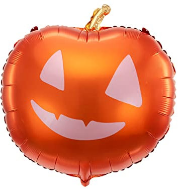 Premium Weddings Halloween Ballon Kürbis 40 x 40 cm - Deko Ballon Folienballon Heliumballon Partydeko XXL Riesenballon Kürbis