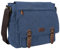 S-ZONE Herren Umhängetasche 15,6 Inch Große Vintage Canvas Messenger Bag Aktenktasche Schultertasche Bürotasche Kuriertasche Arbeitstasche