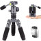 Glorich Portable Tabletop 20” Mini Tripod with 360 Degree Ball Head, Aluminum Alloy Small Travel Desktop Tripod Max Load 13 lbs Compatible with DSLR Camera Sony Canon Nikon Video Camcorder Phones