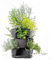 KADAX Torre verticale per piante in plastica resistente, 3 l, 9 l, vaso verticale per balcone, terrazza, vasi impilabili (in piedi 3, grafite)