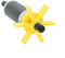 Pompe à eau de rechange pour pompe à eau pour Intex Pure Spa Impeller/pour rotor pour pompe à eau HQB-2200 Filtre roue pour rotor arbre pompe pour rotor pompe pour rotor