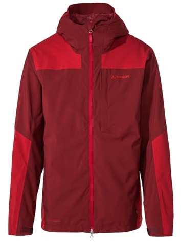 VAUDE Herren Jacke Elope Jacket II, wasserdicht, winddicht und atmungsaktiv, carmine, L
