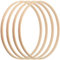 4 Stück Holzringe Zum Basteln, Traumfänger Ringe Bambus 15cm, Makramee Ringe, Holzreifen, Für DIY Traumfänger, Hochzeitskranz Dekor, Handwerk