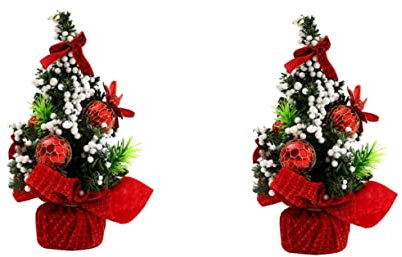 ABOOFAN 2st Weihnachtsdeko Balsam Künstlich
