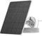 Solar Panel Charger for Ring Spotlight Cam & Ring Stick Up Cam, IP65 Waterproof Solar Panel with 5V 10W Charging, 9.8ft Cable (CSP4W-DC-W)