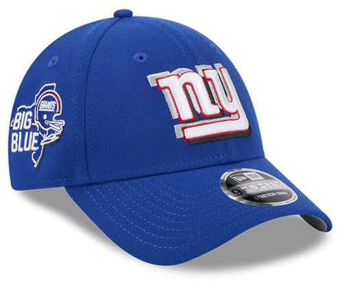 New Era Herren NFL 2024 NFL Draft 9FORTY Adjustable Hat, New York Giants, Royal, Einheitsgröße