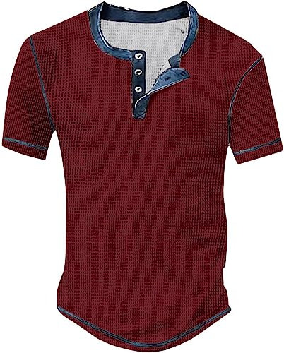 Summer V-Neck Shirt Shortleeve T Shirt Solid Colour Fashion Basic Tshirt Sportshirt Men Shirts Men Business Casual Shirt Vintage Casual Cotton Slim Fit T-Shirt Streetwear Tee