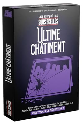 Gigamic ENIGAMI - sous Scellés : Ultime Châtiment - Jeux de société - Jeu d'enquête dès 14 Ans - Jeu d'investigation pour Adulte - De 1 à 5 Joueurs - 120 Min - Version Française - ENULT