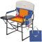 SUNNYFEEL Heated Camping Directors Chair, Portable Folding Lawn Chairs for Adults Heavy Duty with Side Table,Pocket for Beach, Fishing,Picnic,Concert Outdoor, Foldable Camp Chairs