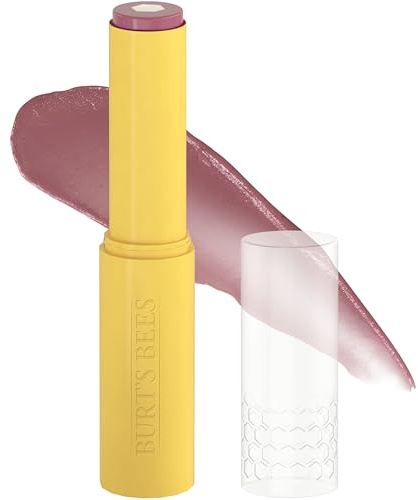 Burt’s Bees Tinted Boosted Balm, Misty Mauve, Hydrating Tinted Lip Balm with Vitamin C, E, and F Core, 24 Hour Lip Moisturizer with Responsibly Sourced Beeswax, 100% Natural Origin, 1 Count, 0.16oz