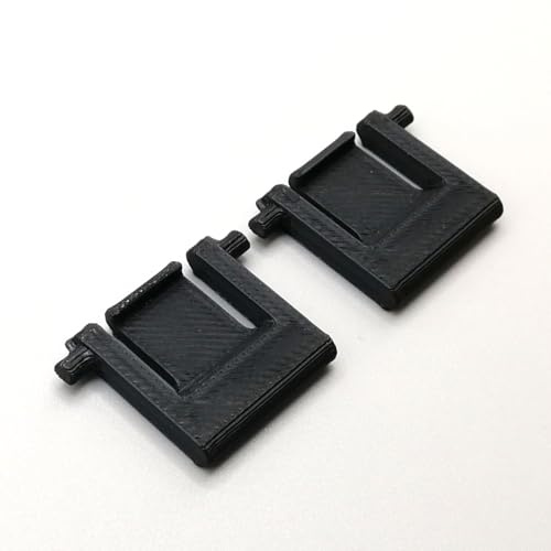 1 Paar Ersatz Tastaturfüße passend für Sharkoon PureWriter RGB in Gaming Tastatur Schwarz - Tastaturständer Füße Keyboard Feet Ersatzteil - PrintBTW Made in Germany