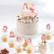Tortendeko Einhorn Holz 2025, Einhorn Kuchen Deko Mädchen, Bunte Happy Birthday Cake Topper Torte Cupcake Muffin Deko Kindergeburtstag Party