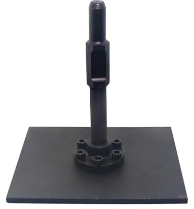 SUKITMISO Jack Hammer Stampfer Verdichter 260 * 205mm, Anti Schock Hex Spline Stampferplatte Tampingwelle Shaft Platte, Werkzeug zum Verdichten von Beton, für Demolition Hammer Breaker