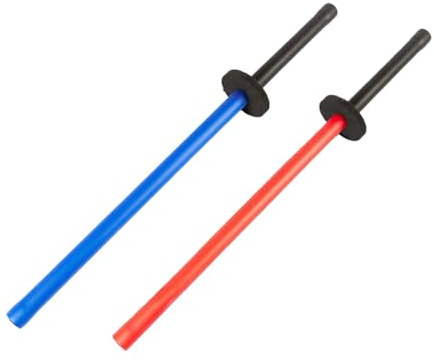 Fenteer Juego de 2 Espadas de Espuma para Entrenamiento de Artes Marciales, de Entrenamiento con Acolchado Grueso y Herramientas de Acolchadas