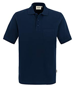 Hakro Pocket Polo Top, tinte, 3XL