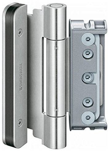 Simonswerk Protect 4010 3D FD 3 Stk. Edelstahl, Modern, grau, Poliert