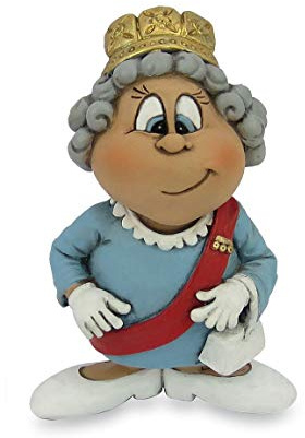 Les Alpes 015 72260 Queen Elisabeth II 9,5 cm Kunstharz Funny Dekofigur VIIIP