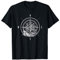 Kompass Segler I Geschenk Himmelsrichtungen I Segelschiff T-Shirt