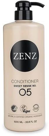 ZENZ | Conditioner | Sweet Sense no. 05 | 1,000 ml | Duft von Bergamotte & Orangeblüte | Verleiht Volumen und Spendet Feuchtigkeit | Silikonfrei | Für normales und feines Haar