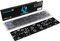 LLCTOOLS - 2er Set KFZ Kennzeichenhalter Rahmenlos - Nummernschildhalterung Auto Universell & Wetterfest - für Deutsche Standardkennzeichen - Autokennzeichen Halterung in Schwarz - 520x110mm