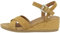 Geox D Ischia Corda Sandales, Marron (Mustard), 40 EU