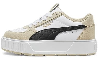 PUMA Damen Karmen Rebelle SD Sneaker, White Black-Putty, 40 EU