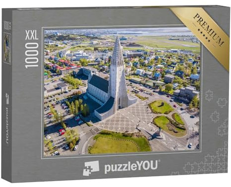 Puzzle 1000 Teile XXL „Kirche von Rekjavik, Hauptstadt von Island“ – aus der Puzzle-Kollektion Reykjavik