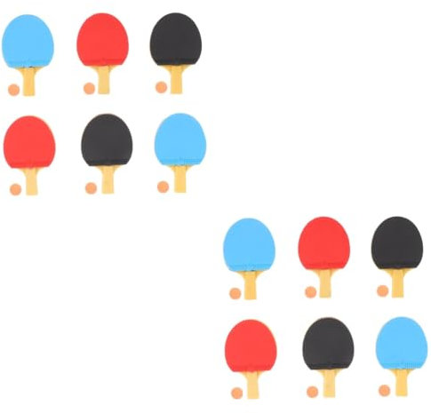 YARNOW 12 Sätze Modell Tischtennis Anzug für Kinder Kinderanzug Kinderspielzeug Roboterspielzeug Modelle Mini-Verzierungszubehör kleine Tischtennisschläger Miniatur einstellen Oliven