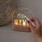 wunderwunsch® - Personalisiertes Nachtlicht für Babys - BESCHREIBBARE Nachttischlampe für Kinder - Personalisierte Geschenke Kinder - Babygeschenk - Geschenk zur Geburt