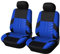 GILIOS Sitzbezüge Auto Autositzbezüge Vordersitzbezüge Rücksitzbezüge Komplettset Blau Universal Für KIA Für SPORTAGE Autositzschutz Autositzbezüge (Color : Front Part)