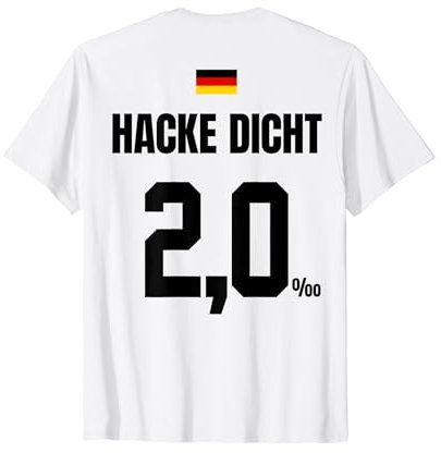 HACKE DICHT - SAUFTRIKOT X Malle Party Trikot Deutschland T-Shirt