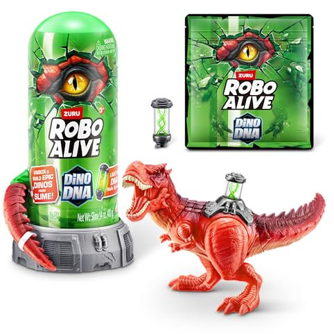 ROBO ALIVE Dino DNA von ZURU, Aufleuchtende DNA-Helix-Wirbelsäule (T-Rex)