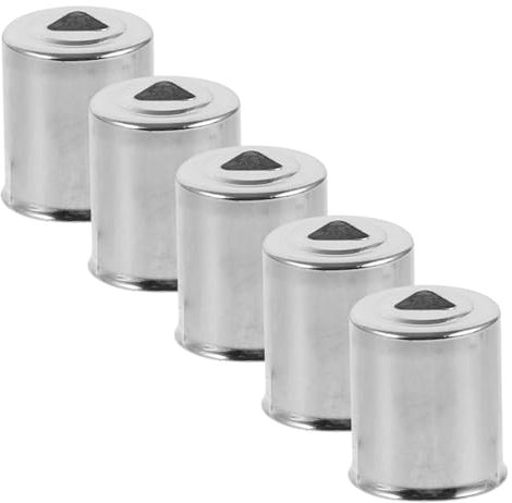 MEISO 5 Pezzi di Tappi per Forno a microonde con magnetron, Ricambio per Forno a microonde, Parti di Riparazione, Parti di Forno per Ufficio Ristorante (Grigio 17.5x14.5 mm)