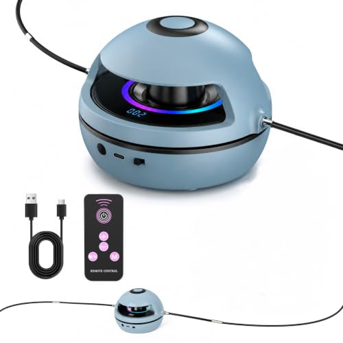 Elektronisches Springseil, Automatisches Springseil mit Zähler & Fernbedienung & LED-Display & Bluetooth-Musik, Smartes Springseil, Heimfitnessgeräte für Erwachsene (Blau)