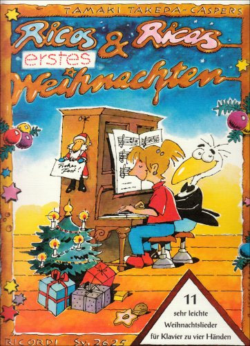 Ricos & Ricas erstes Weihnachten, Klavier vierhändig: 11 sehr leichte Weihnachtslieder