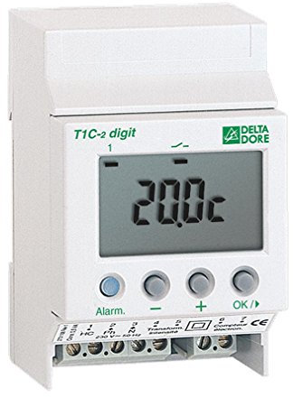 Termostato electronico modularDelta Dore T1C-2 Digit 6150023
