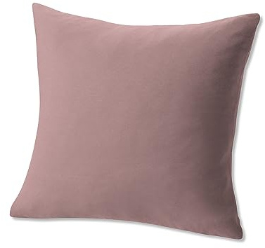 ESTELLA Kissenbezug Feinjersey | Flieder | 80x80 cm | bügelfreie & trocknerfeste Qualität | Rundumgummi | 100% Baumwolle