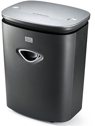 ProfiOffice Aktenvernichter Alligator 511 CC+, Schredder, Reißwolf, Kreuzschnitt, Partikelschnitt, vernichtet leise Papier mit Heftklammer und Kreditkarte, konform mit DSGVO (91945)