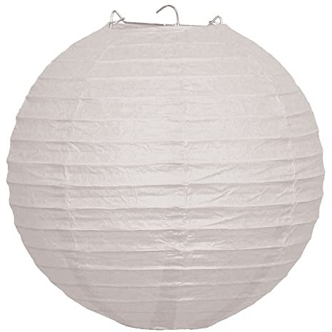 AAF Nommel®, 511, Lampion 1 Stk. Papier weiss unifarben japanisch rund Durchmesser 30 cm