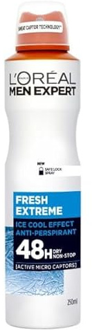 L'Oreal Men Expert Fresh Extreme 48H Anti-Perspirant Deodorant, 250ml