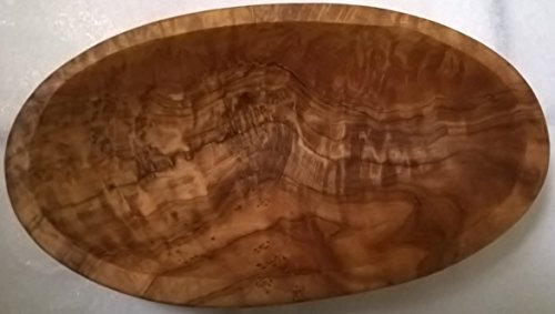 Ciotola, legno di ulivo rustico non verniciato 17 cm ca.